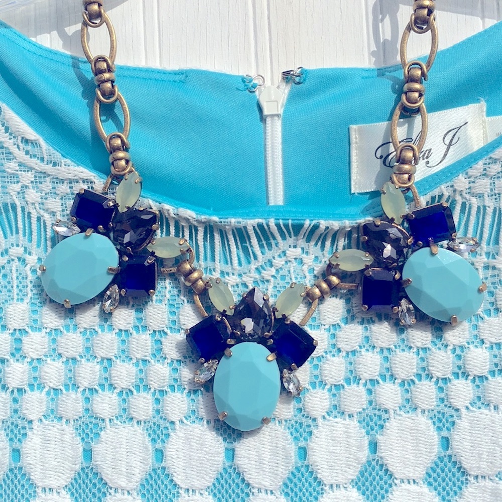 J. Crew Necklace Turquoise Green